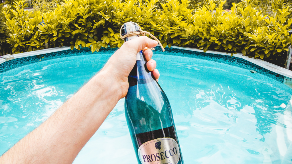 how to open champagne bottle